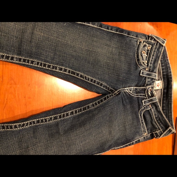 TRUE RELIGION Disco Ball low rise boot cut jeans. - Picture 4 of 11